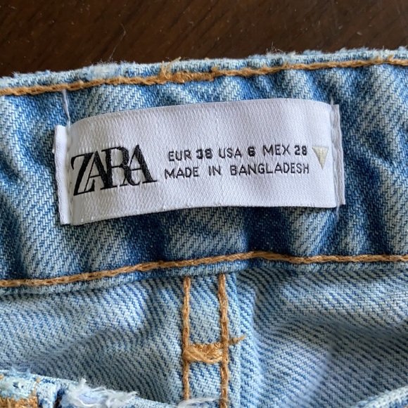 Zara Mom Jean - Light Blue - Picture 5 of 8